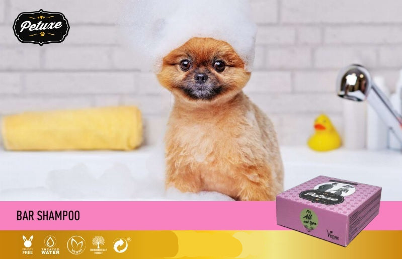 Petuxe Shampoo Bar 50g – Gentle Solid Cleanser, Highly Efficient for All Coat Types