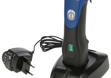 Aesculap Favorita CLi Blue Cordless Hair Clipper – Reliable, Robust Design with Two Batteries, No Blade Included