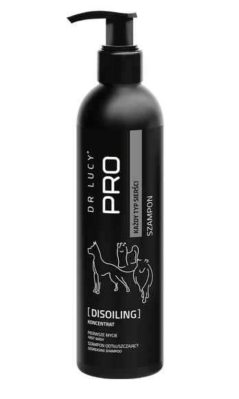 Dr. Lucy Pro Disoiling Degreasing Shampoo 250ml – Deep Cleansing Formula, Suitable for All Coat Types
