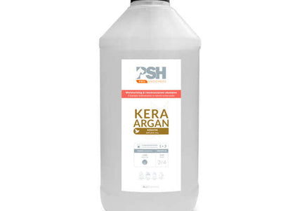 PSH Kera Argan Shampoo – Moisturizing and Smoothing Keratin-Argan Formula, 5L