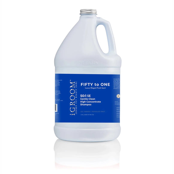 iGroom Fifty to One SE Luxury Fresh Scent Gentle High Concentrate Shampoo 3.8L