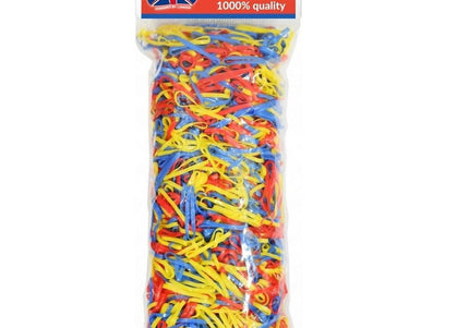 Ronney Silicone Grooming Bands – 2cm Diameter, Colorful Mix, 100g Pack, Tangle-Free Design