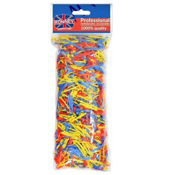 Ronney Silicone Grooming Bands – 2cm Diameter, Colorful Mix, 100g Pack, Tangle-Free Design