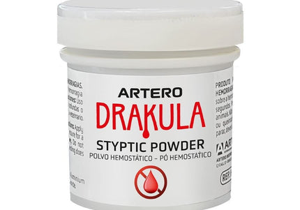 Artero Dracula Styptic Powder – Fast-Acting Bleeding Stopper, 11.3g Jar