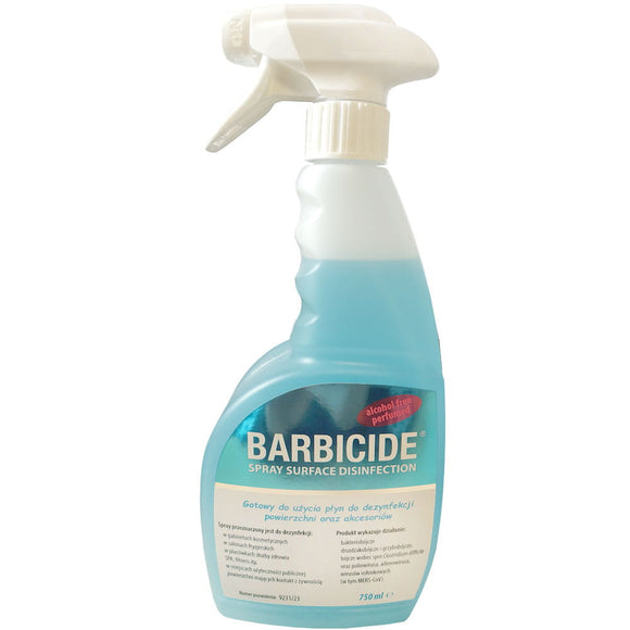 Barbicide Surface Disinfection Spray – Scented Formula, 750ml, Fast-Acting Hygiene Solution