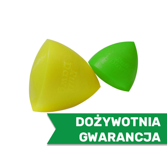 RuffDawg Rubber Pyramid Toy – Durable Chew-Resistant Design, Classic Shape