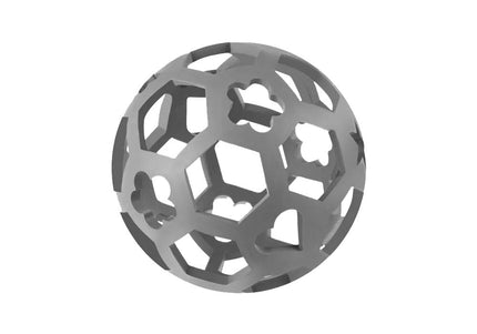 RecoFun Winky Ball Rubber Toy – Medium Size, Durable Gray Play Ball