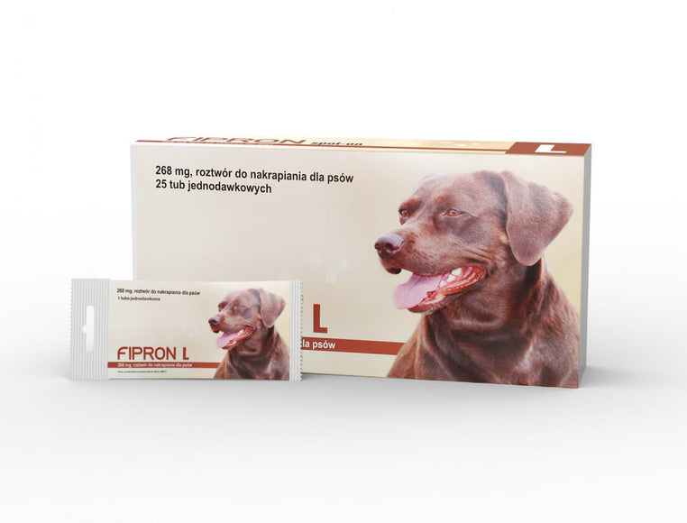 Fipron L Flea and Tick Drops – 268mg Solution, Large Breed, Fast-Acting Protection