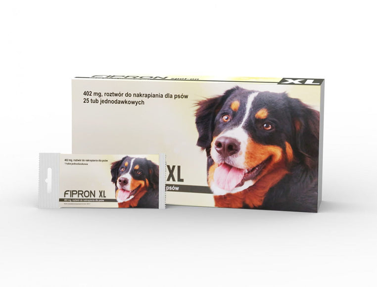 Fipron XL Flea and Tick Drops – Large Dog Formula, 402mg, Fast-Acting Protection