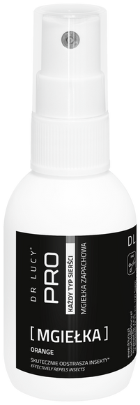 Dr. Lucy Pro Orange Fragrance Mist – Repellent Formula, Refreshing Scent, 50ml Spray