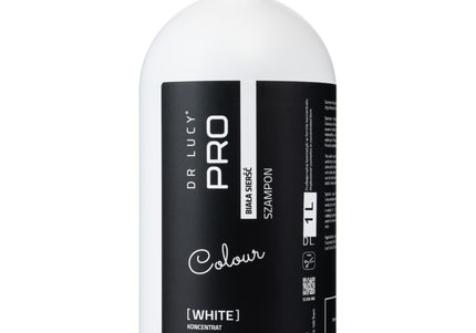 Dr. Lucy Pro White Coat Shampoo – Brightening Formula, 1L Bottle for Luminous Fur