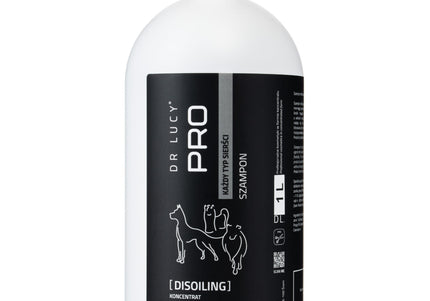 Dr. Lucy Pro Disoiling Degreasing Shampoo – Deep-Cleaning Formula, Suitable for All Coat Types, 1L