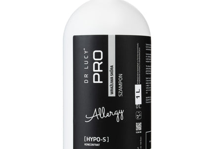 Dr. Lucy Pro Allergy Hypo S Hypoallergenic Shampoo – Gentle Formula for Sensitive Skin, 1L