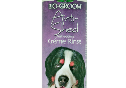 Bio-Groom Anti-Shed Deshedding Creme Rinse Conditioner – Eases Undercoat Removal, Reduces Shedding, 355ml