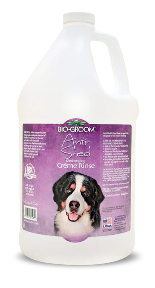 Bio-Groom Anti-Shed Deshedding Creme Rinse – Conditioner Reducing Shedding and Undercoat, 3.8L