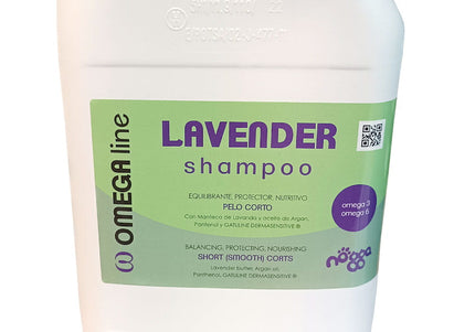 Nogga Omega Line Lavender Shampoo – Gentle Cleansing Formula with Soothing Scent, 5L