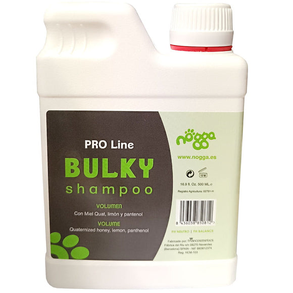 Nogga Pro Line Bulky Shampoo – Volumizing Formula, 500ml, Enhances Coat Fullness