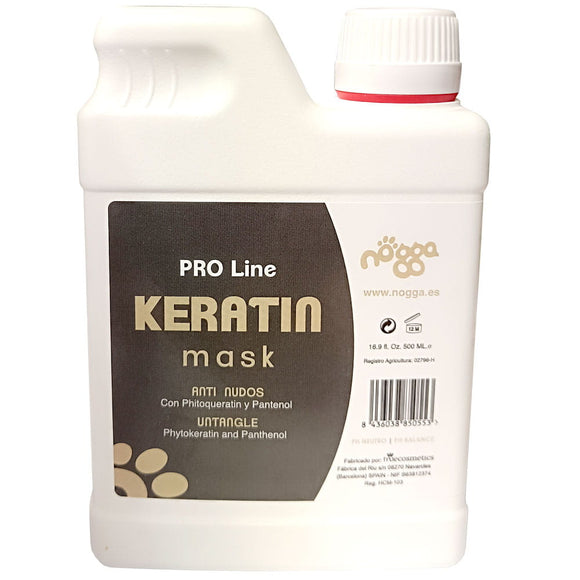 Nogga Pro Line Keratin Mask – Repairing Keratin Formula, Eases Tangle Removal, 500ml