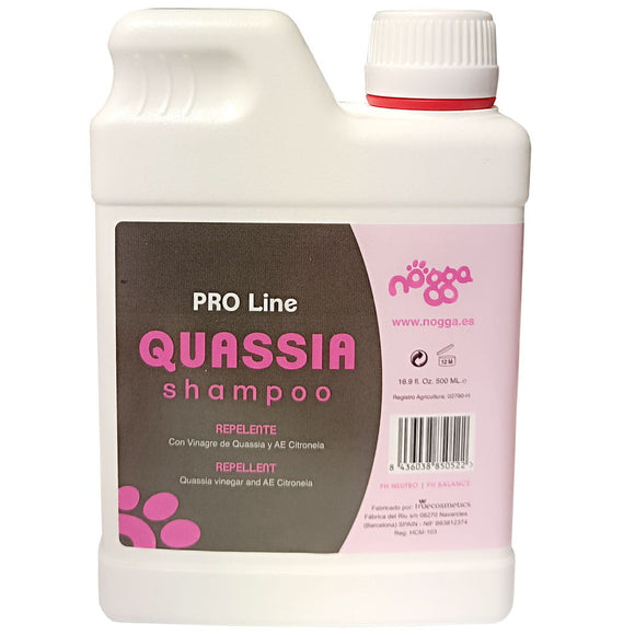 Nogga Pro Line Quassia Shampoo – Insect Repellent Formula, 500ml, Gentle Cleansing