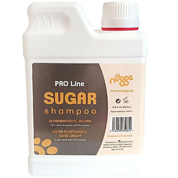 Nogga Pro Line Sugar Shampoo – Extra Moisturizing Formula for Long and Silky Hair, 500ml