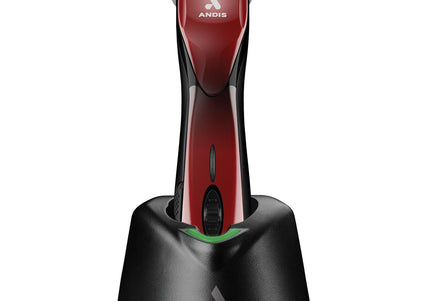 Andis Pulse ZR II Cordless Clipper Red – 5-Speed, Dual Battery, Wide CeramicEdge Blade