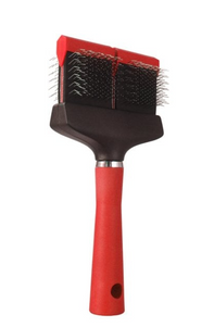 Tritra Flexible Slicer L Firm – Large Double-Sided Hard Brush, Frizzing and Detangling