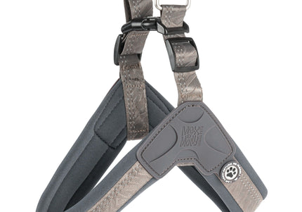 Max&Molly Q-Fit Matrix 2.0 Step-In Harness – Lightweight Gray Design with QR ID, XS