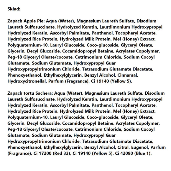 Yuup! Sweet Collection Shampoo Set – 6 Assorted Sweet Scents, 30ml Each, Gentle Cleansing