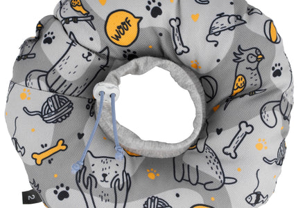 Biglo Recovery Soft Cone Light Gray – Lightweight Comfortable Protective Collar Design