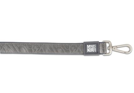 Max&Molly Matrix 2.0 Short Leash Stone Gray 120cm – Durable Large Size, Comfortable Grip