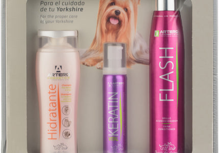 Artero Cosmetic Pack Yorkshire Terrier – Complete Coat Care Set for Long-Haired Breeds