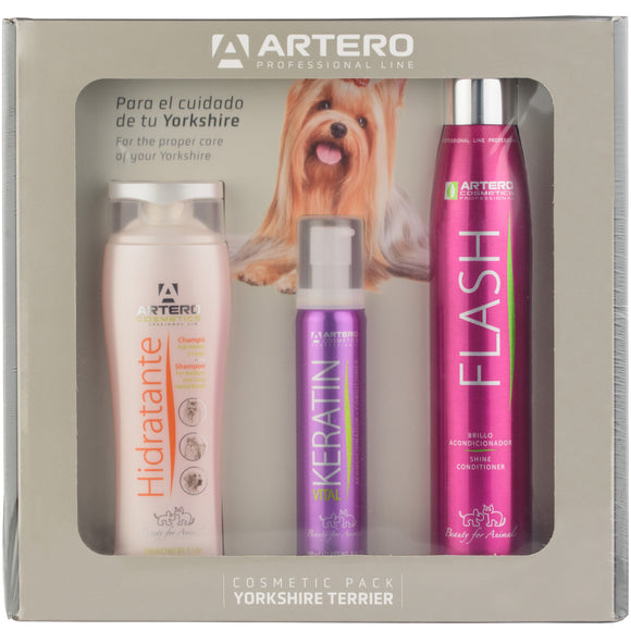 Artero Cosmetic Pack Yorkshire Terrier – Complete Coat Care Set for Long-Haired Breeds