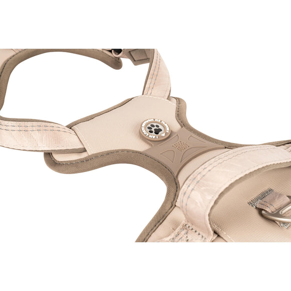 Max&Molly Matrix 2.0 Sport Harness – Adjustable Sand Beige with QR ID, Medium Size