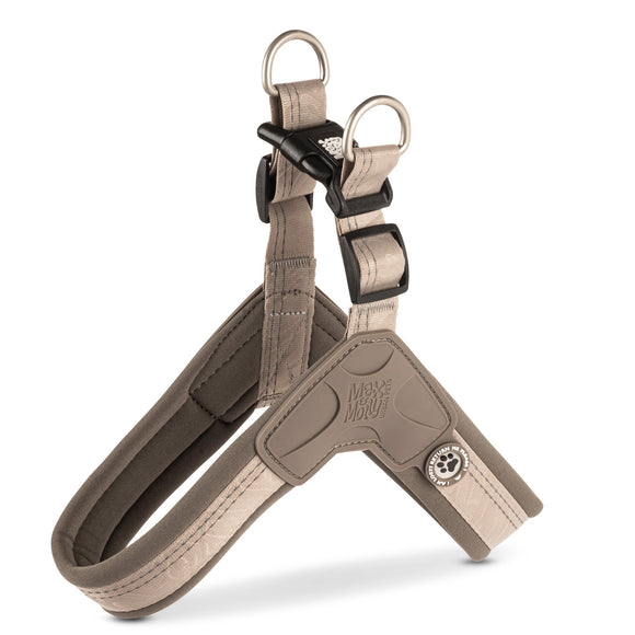 Max&Molly Q-Fit Matrix 2.0 Step-In Harness – Lightweight Sand Beige with QR ID, Medium
