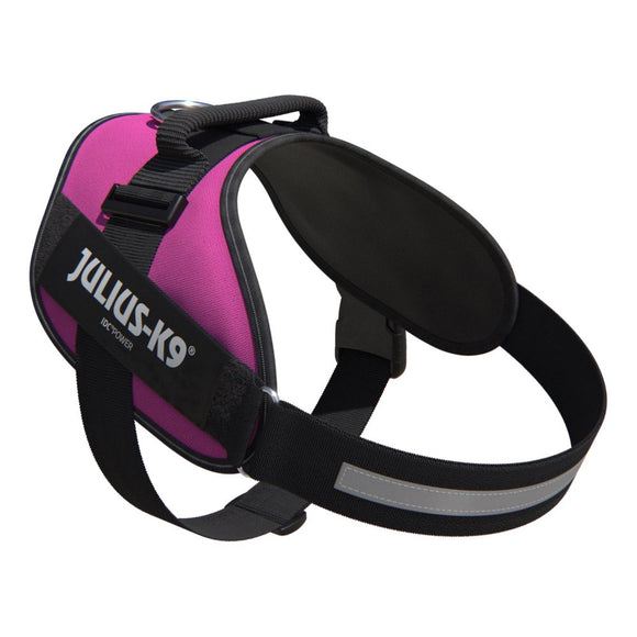 Julius-K9 IDC Powerharness Dark Pink – Premium Adjustable Harness, Baby 2 Size, Durable Design