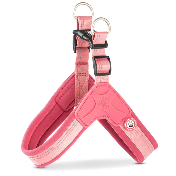 Max&Molly Q-Fit Matrix 2.0 Harness – Lightweight Step-In Design with QR ID, Pastel Pink XXS