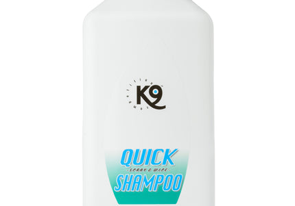 K9 Quick Shampoo – Dry Horse Shampoo with Soothing Aloe, Large 2.7L Bottle