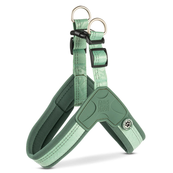 Max&Molly Q-Fit Matrix 2.0 Jade Harness – Lightweight Step-In Design with QR ID, XXS Mint