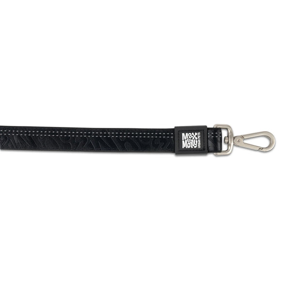 Max&Molly Matrix 2.0 Short Leash Black 120cm – Durable Lightweight Design, Size S