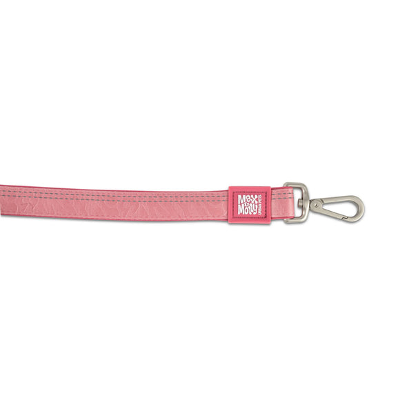 Max&Molly Matrix 2.0 Short Leash – Pastel Pink, 120cm, Lightweight and Durable Design