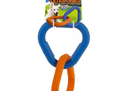 Chuckit! Ultra Links Rubber Tug Toy – Durable Interlocking Chew-Resistant Design