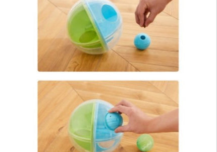 Nina Ottosson A-Maze Ball Level 2 – Interactive Treat Puzzle Ball with Internal Maze Design