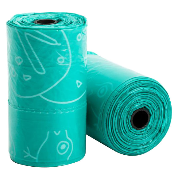 KONG HandiPOD Pick Up Bag Refills – Degradable Dog Waste Bags, 4 Rolls of 15 Pieces