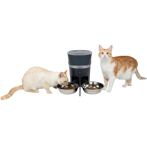 PetSafe 2-Pet Meal Splitter – Dual Bowl Attachment, Compatible with Smart Feed and Healthy Pet Feeders