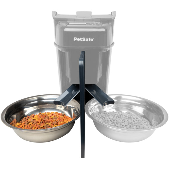 PetSafe 2-Pet Meal Splitter – Dual Bowl Attachment, Compatible with Smart Feed and Healthy Pet Feeders