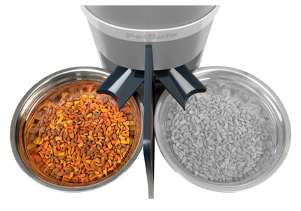PetSafe 2-Pet Meal Splitter – Dual Bowl Attachment, Compatible with Smart Feed and Healthy Pet Feeders