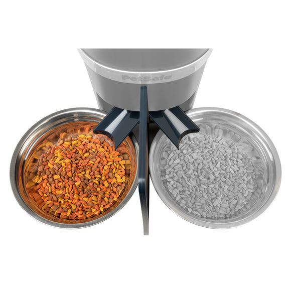 PetSafe 2-Pet Meal Splitter – Dual Bowl Attachment, Compatible with Smart Feed and Healthy Pet Feeders