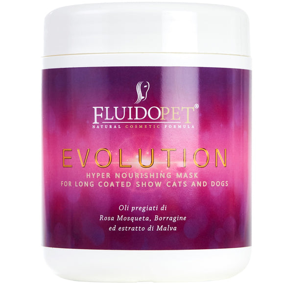 FluidoPet Evolution Mask – Moisturizing and Nourishing Coat Revitalizing Mask, 1L