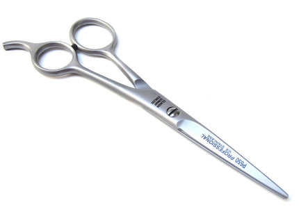 Witte Professional P650 Straight Grooming Scissors – 6" Blade, Hook Handle, Micro-Grind Edge