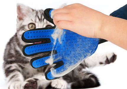 Chadog Magic Grooming Glove – Flexible Brushing Mitt with Soft Silicone Tips, Gentle Hair Removal